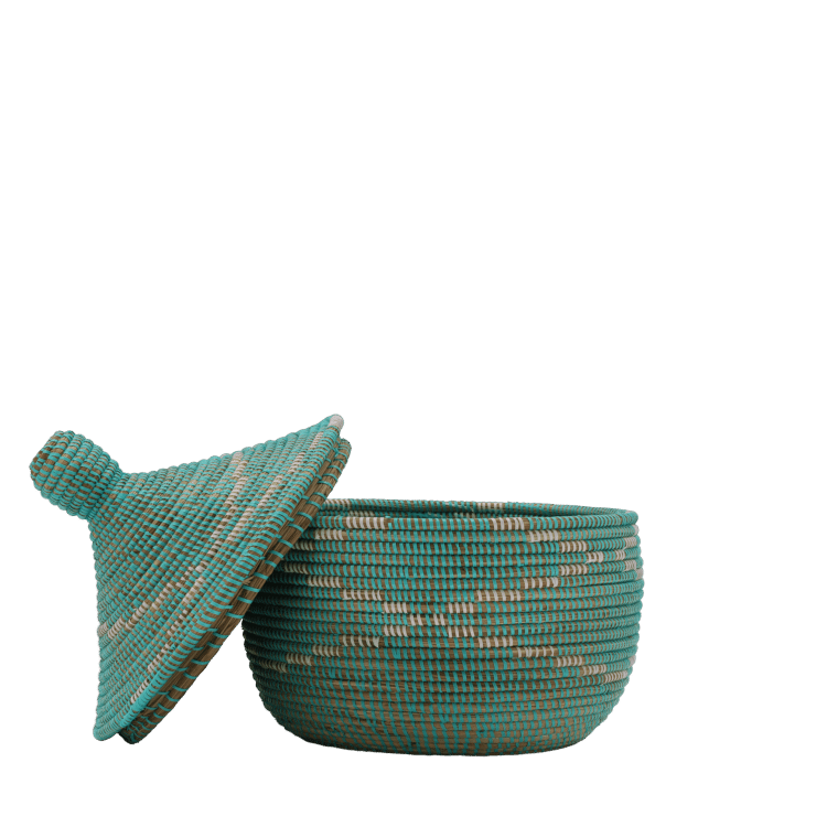Panier Supper (33 cm) - Turquoise