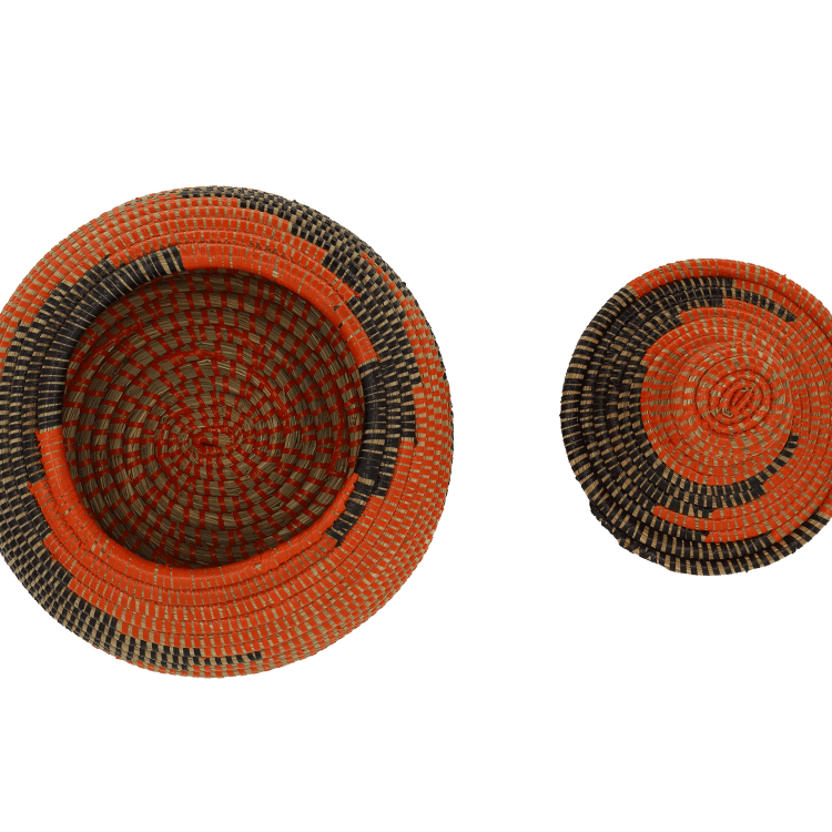 Panier Supper (22 cm) – Orange/Noir