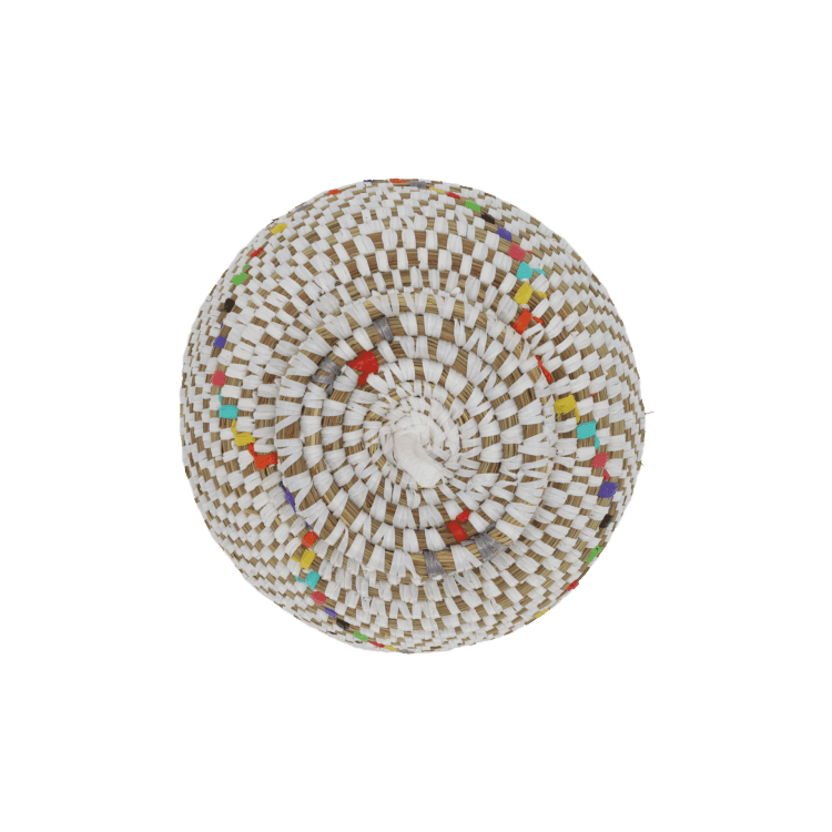 Petit panier, fermé, vu d’en haut