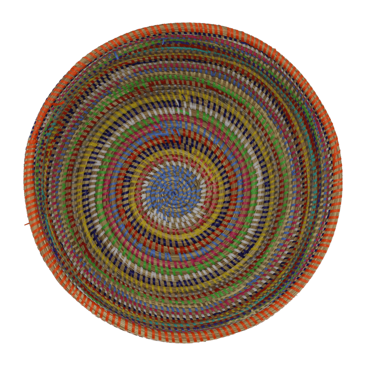 Panier Supper arc-en-ciel, vue de dessus