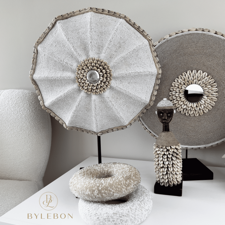 Bouclier Perlé - Coquille Blanche