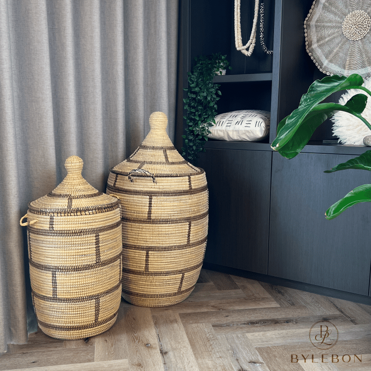 Panier à linge Large – Crème photo d'ambiance