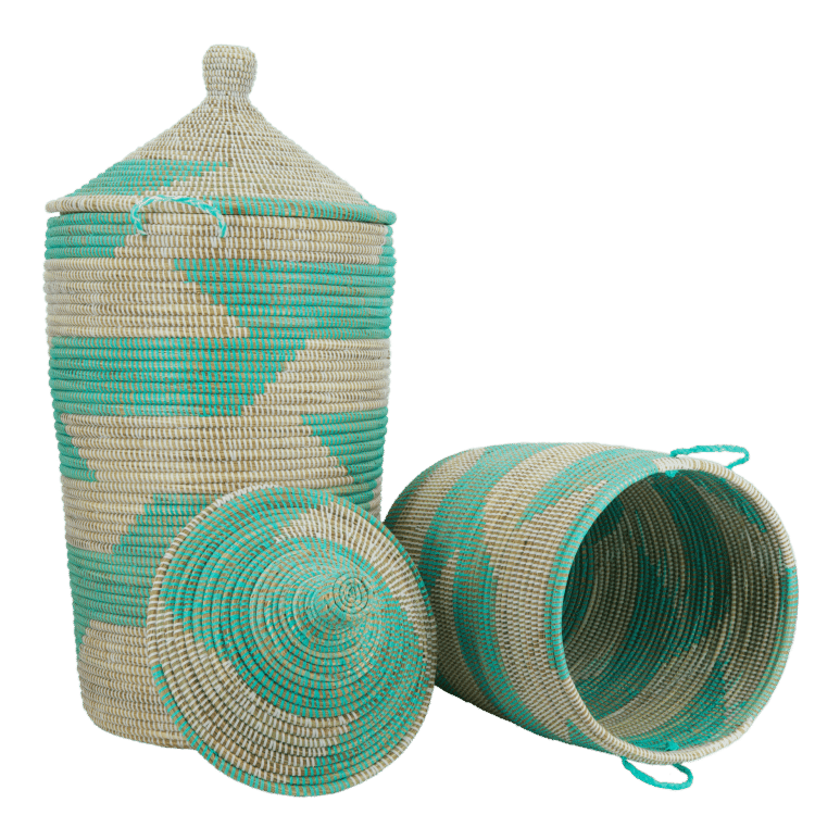 Panier Tajine – Trapèze (XL) Turquoise