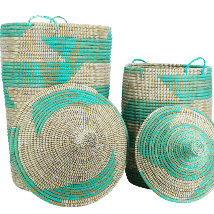 Panier Tajine – Trapèze (XL) Turquoise
