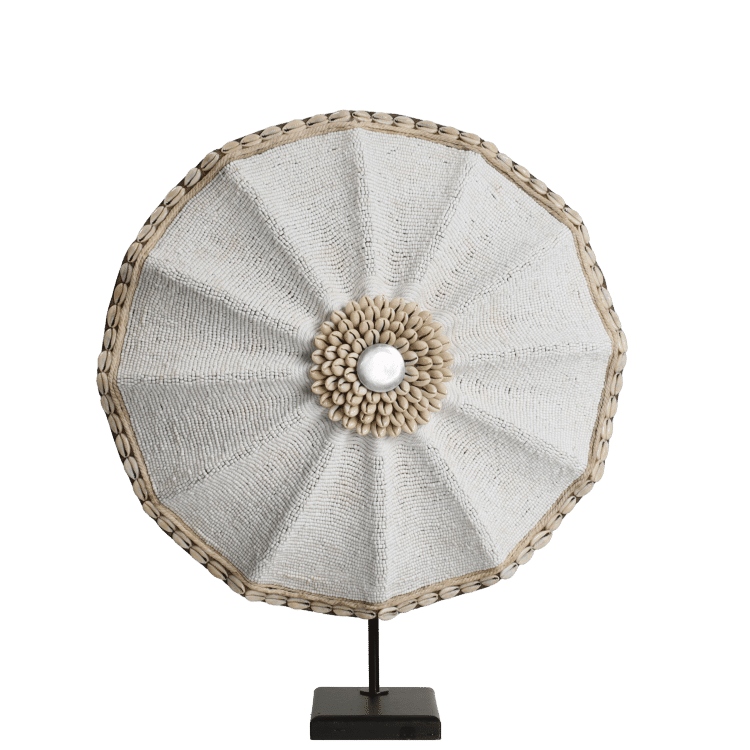 Bouclier Perlé - Coquille Blanche