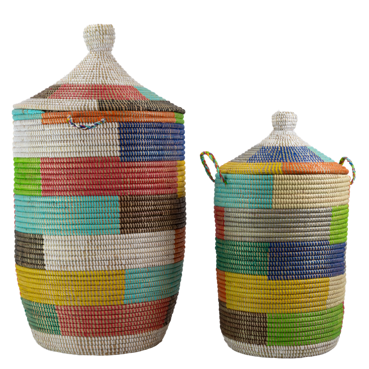 Set Tajine Manden - Gekleurde vlakken